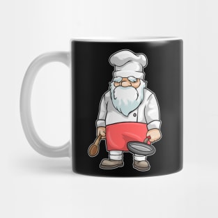 Chef with Chef's hat Pan & Wooden spoon Mug